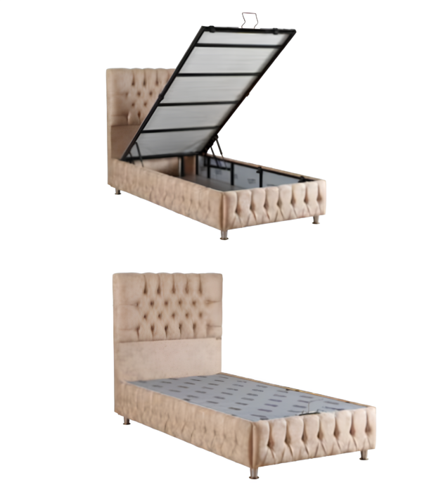 Boxspring Opbergbed Exelans 1-persoons - Afbeelding 2