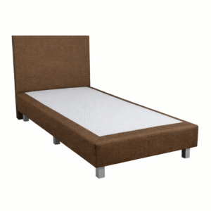 1-Persoons Boxspring Bruin – Stevige Basis Boxspring